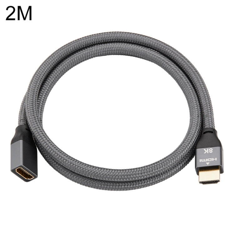 Cavo HDMI 8K 60Hz maschio-femmina che supporta video 3D, lunghezza cavo: 2 m, 2m Cavo HDMI 8K 60Hz maschio-femmina che supporta video 3D, lunghezza cavo: 2 m, 2m